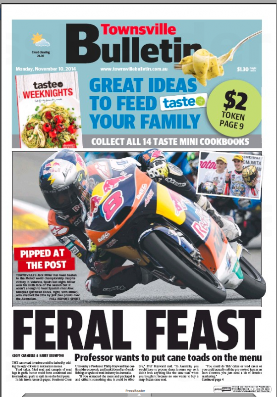 feral front page