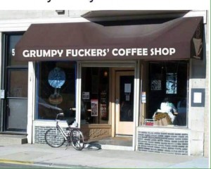 Grumpy fuckers cafe