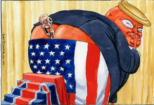 Trump-FarangeSteve Bell cartoon
