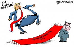 Bruce Plante Cartoon: Trump and the North Korea Deal