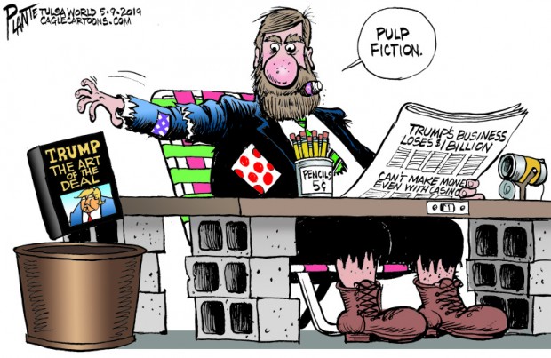 Bruce Plante Cartoon: Trump the business man