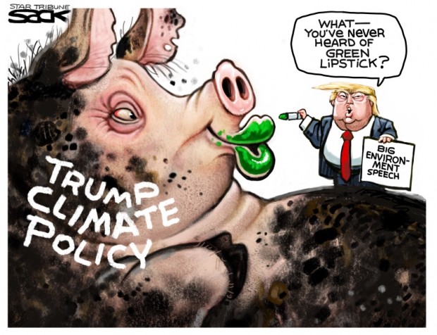 8_political_cartoon_u.s._trump_environment_speech_lipstick_on_a_pig_-_steve_sack_cagle