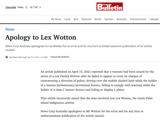Lex Wotton apology Screen Shot 2022-04-28 at 7.37.58 pm