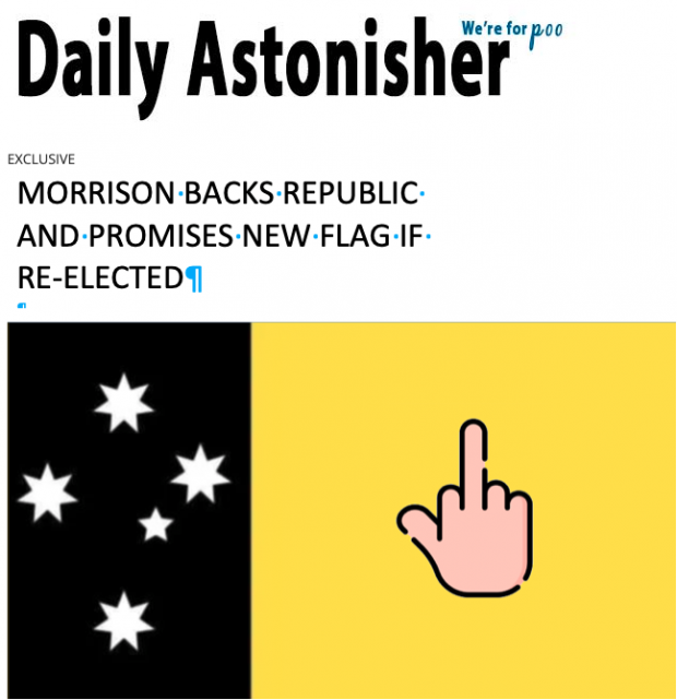 Morrison flag Screen Shot 2022-05-12 at 5.01.23 pm