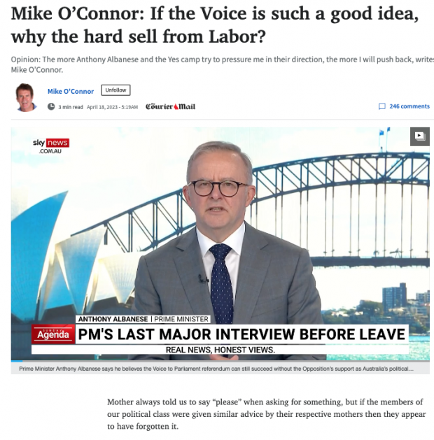 Mike O'Connor headline